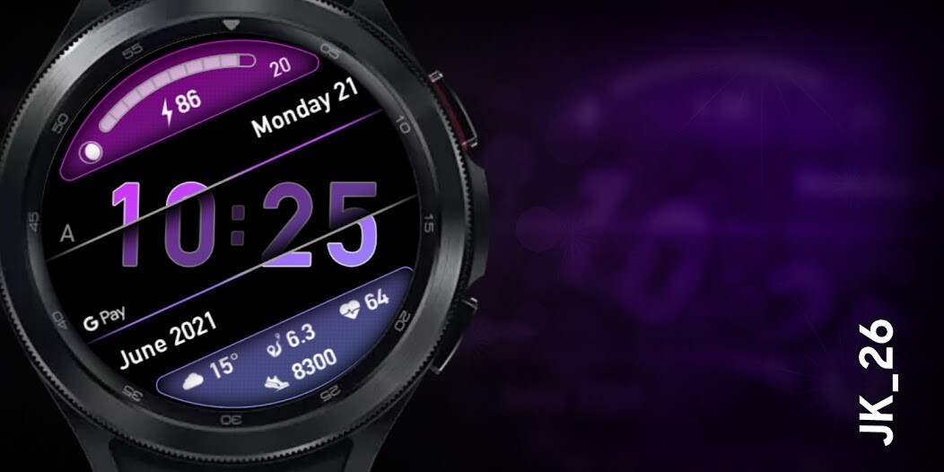 Run android online APK JK_26 Digital  [Watch Face] from MyAndroid or emulate JK_26 Digital  [Watch Face] using MyAndroid
